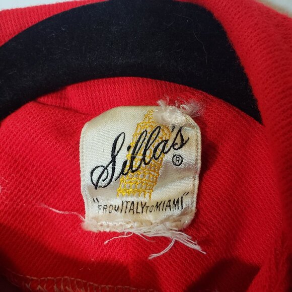 Vintage Silla's from Italy to Miami Gray and red 3-piece suit 1960's / 1970's - Picture 3 of 10